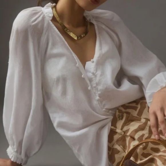 ANTHROPOLOGIE MAEVE TOP - Picture 11 of 12